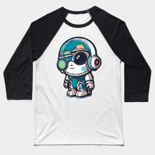 Space bunny in helmet Baseball T-Shirt